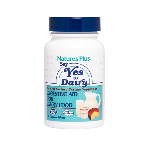 Natures Plus Say Yes To Dairy Natural Lactase Enzyme Chewables 